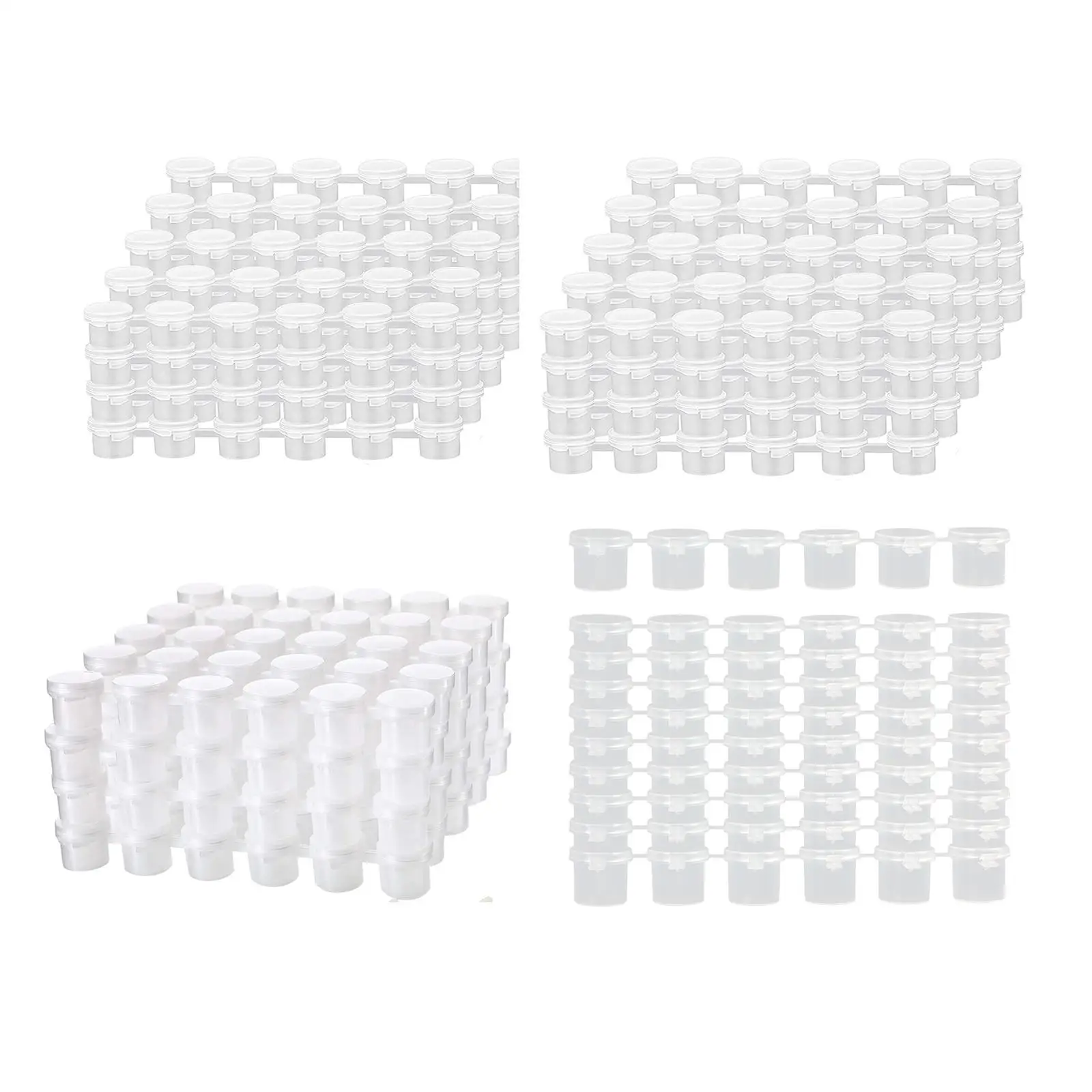 빈 페인트 용기 스트립 가벼운 어린이 성인 공예 파티 휴일 축제 학교 가정을 위한 내구성 있는 아크릴 페인트 용기