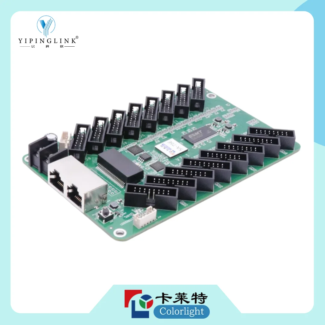 Colorlight 5A-75E LED 수신 카드 HUB75 인터페이스 8비트 그레이스케일 256×1024 픽셀(전문 LED 디스플레이 화면용)