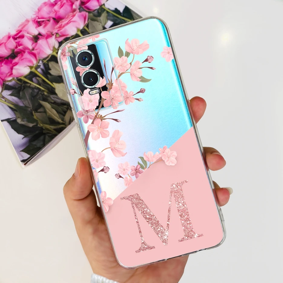 Stylish Letters Soft Silicone Phone Case Bumper Cover
