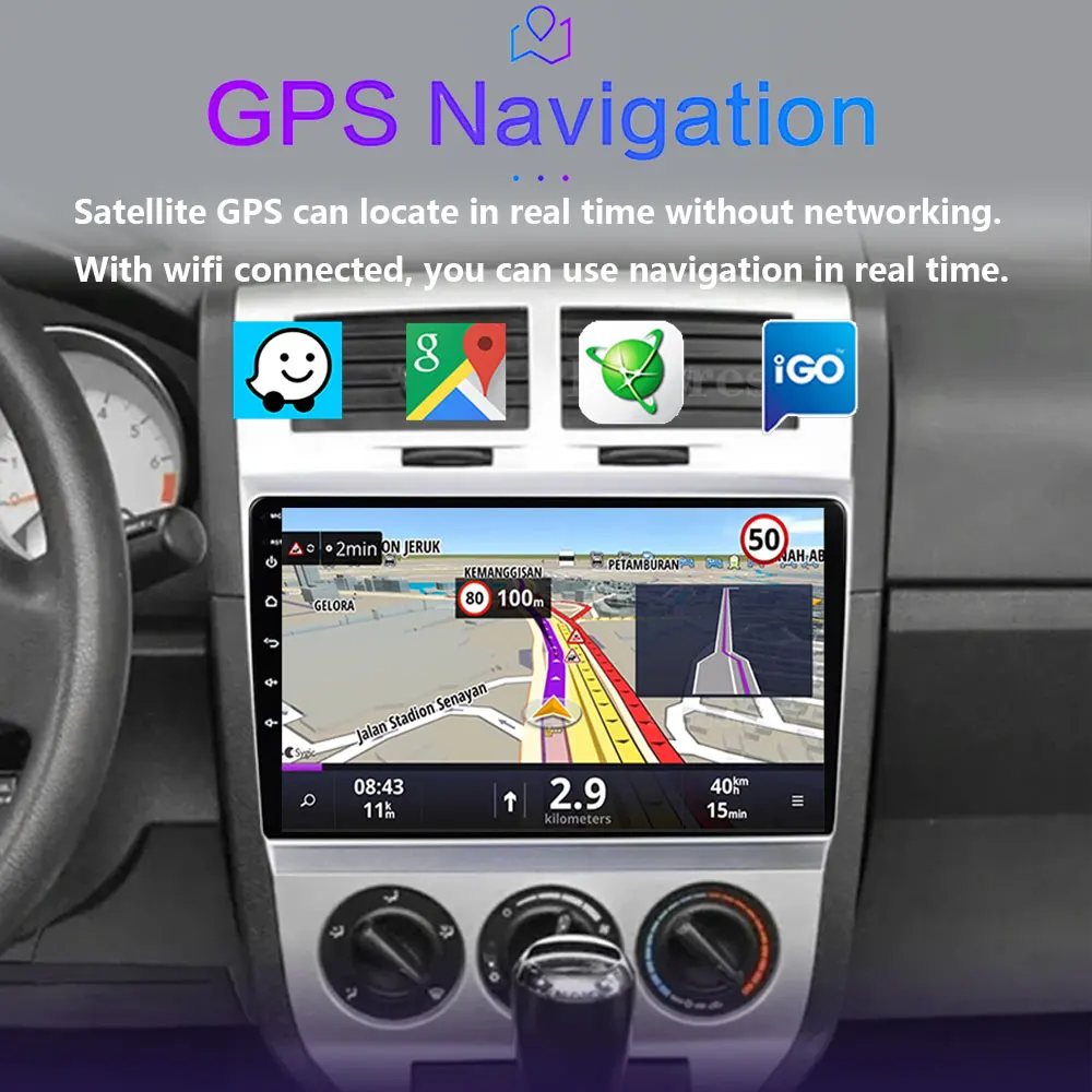 Radio de coche Android 16 para Dodge calibre Jeep Compass 1 MK Patriot 2006 - 2010 unidad principal 4G LTE 5G WIFI QLED BT Qualcomm 2DIN NAVI 3