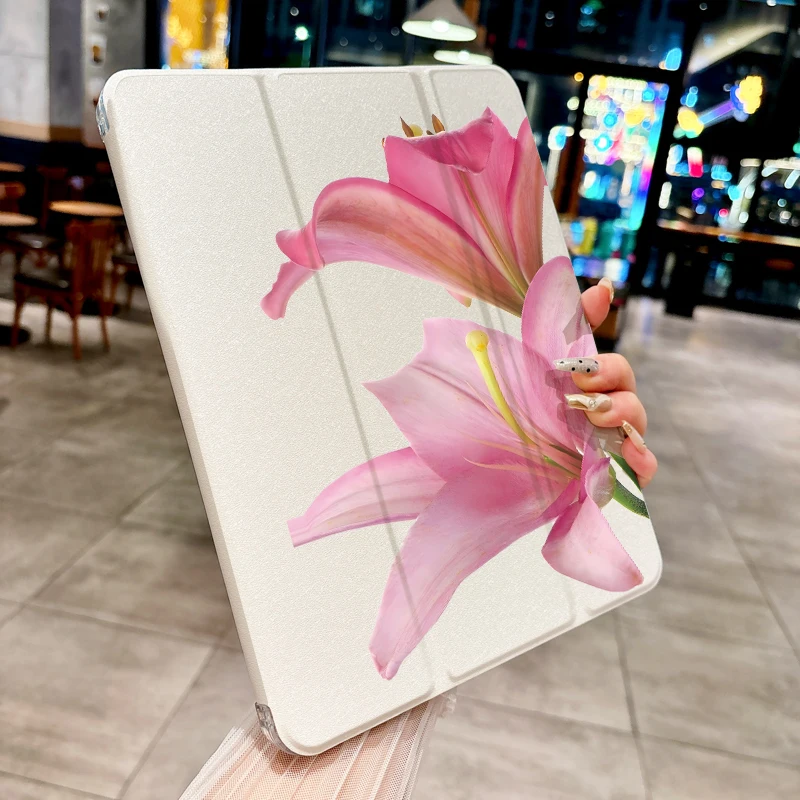 Sophisticated Floral Lily Pad Tablet Case