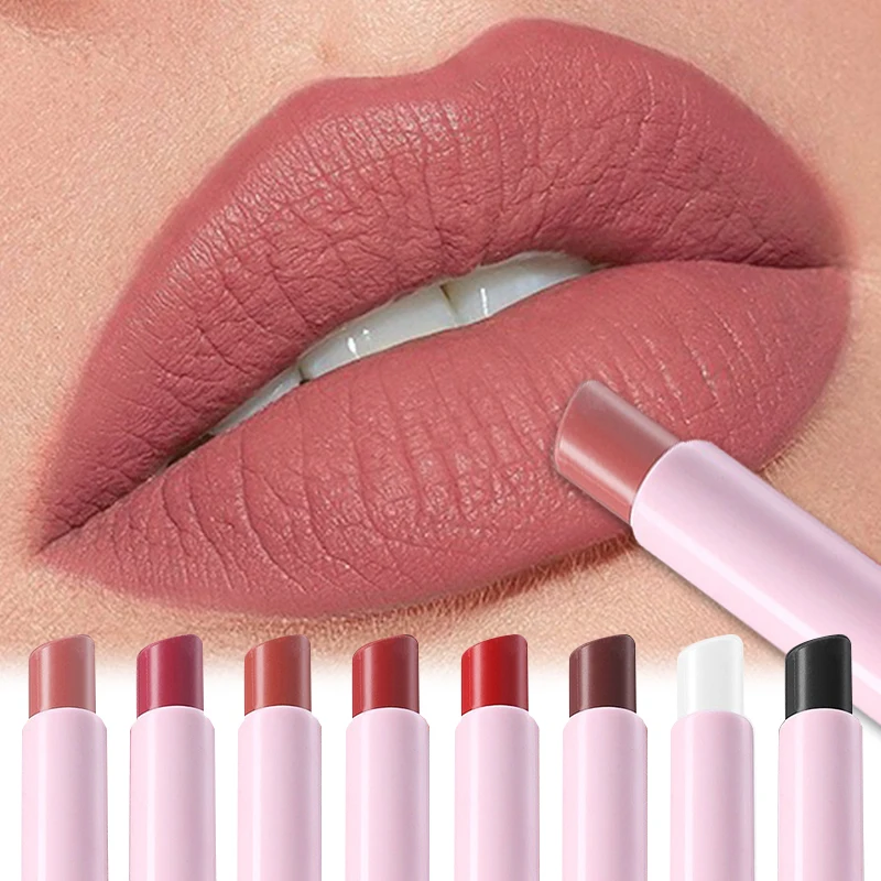 Velvet Matte Lipstick Long Lasting Waterproof Moisturising Lip Gloss_voghion.com