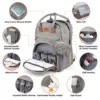 3 In 1 Diaper Bag Backpack Foldable Baby Bed Waterproof Travel Bag with USB Charge Diaper Bag Backpack with Changing Bed 3 types 3