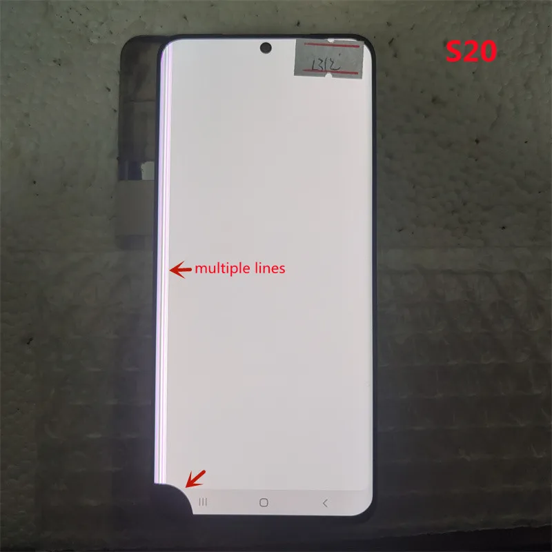 Ｚ S20  AMOLED LCD ũ ü,  , G980, G980F, G980F/DS, S20 ÷ ġ ũ Ÿ 2