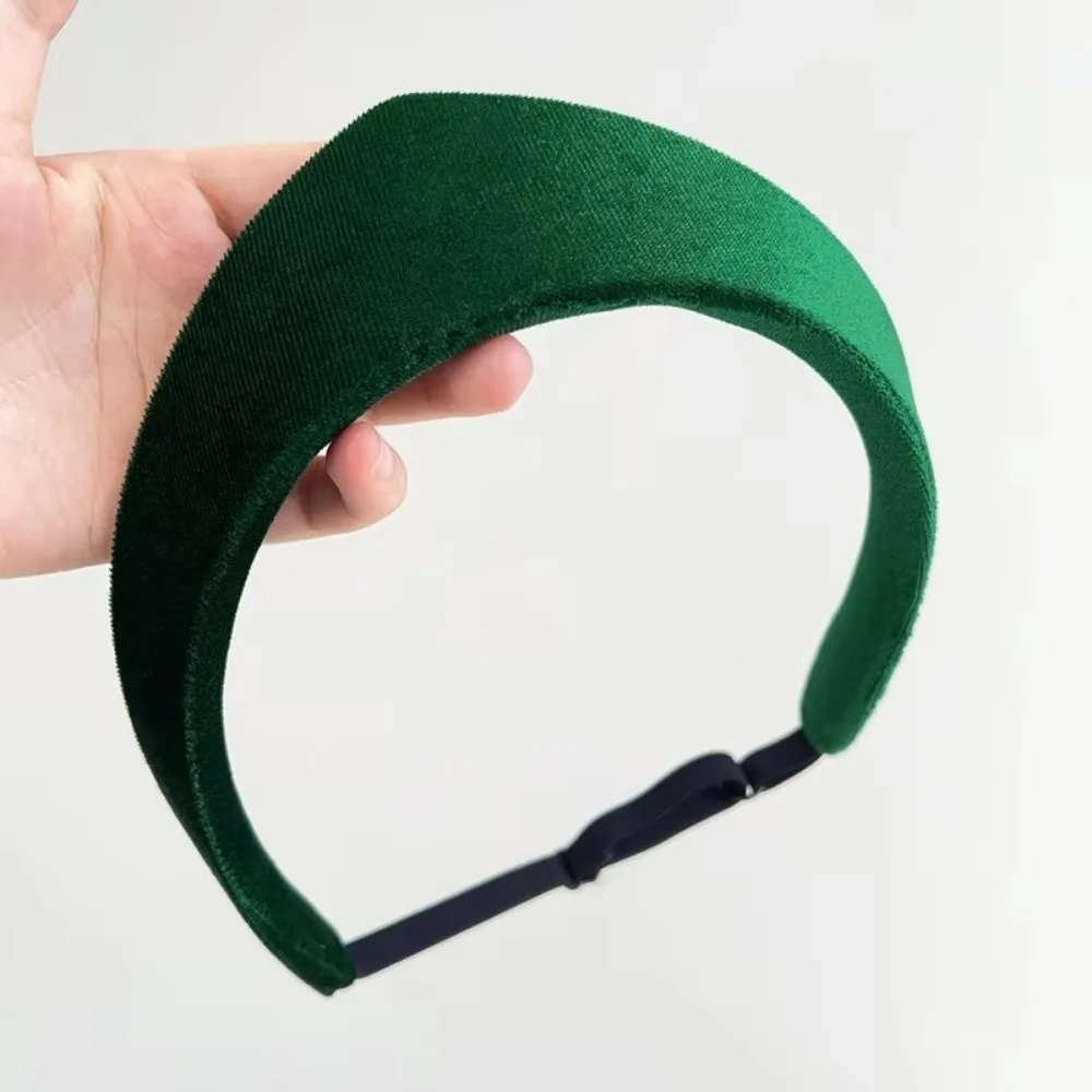 Neue Samt Frauen Stirnband Glatte Europäische und Amerikanische Haarnadel Stirnband Haar Hoop Dame Kopfbedeckungen – Detail 5