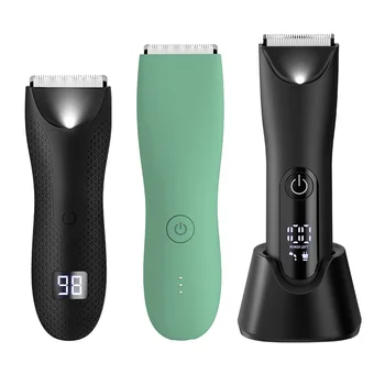 Professional Body Hair Trimmer, Groin&Body Manscape Trimmer For Men, Electric Ball Shaver Groomer, Pubic Grooming Clipper Male R 1