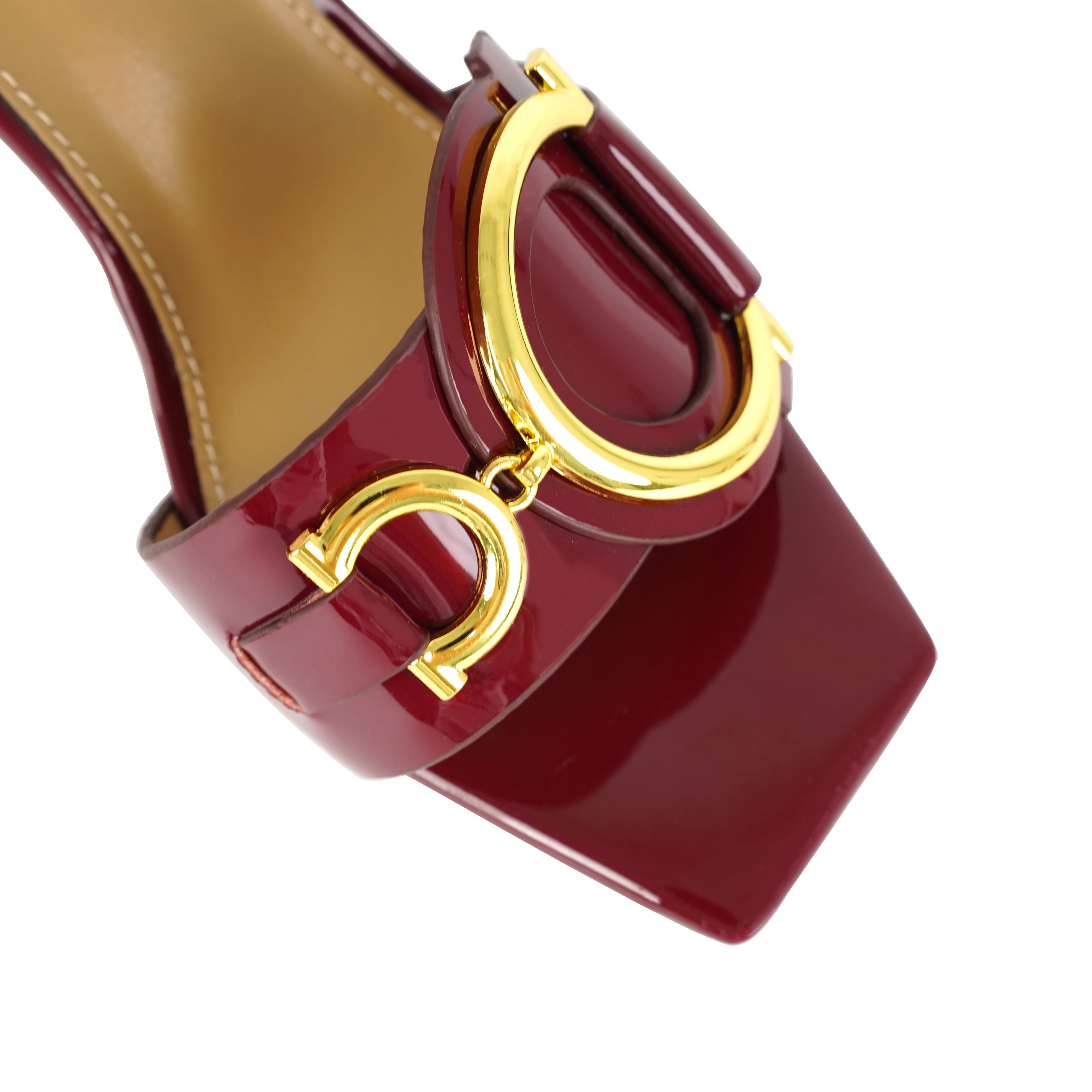 2014 Summer Fashion Women's High Heels Leather Open Toe Thick Heel Fish Mouth Shoes Luxury Party Slippers Plus Size 35-44 4