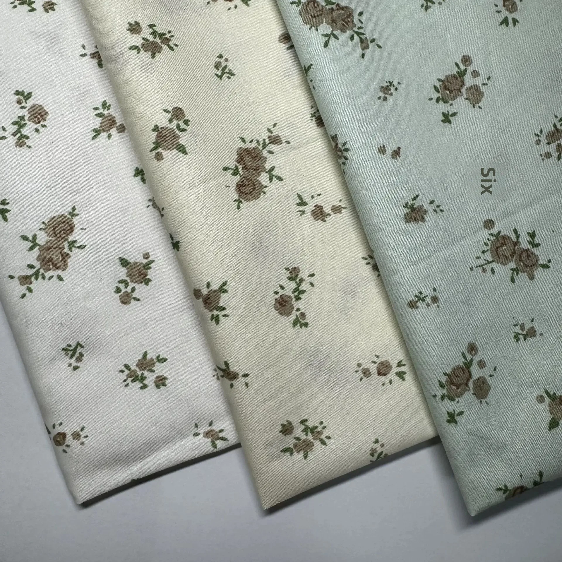 Summer Cotton TankDress Pure Cotton Floral Fabric Women's Children's Apparel Full Artistry Shirt Cloth