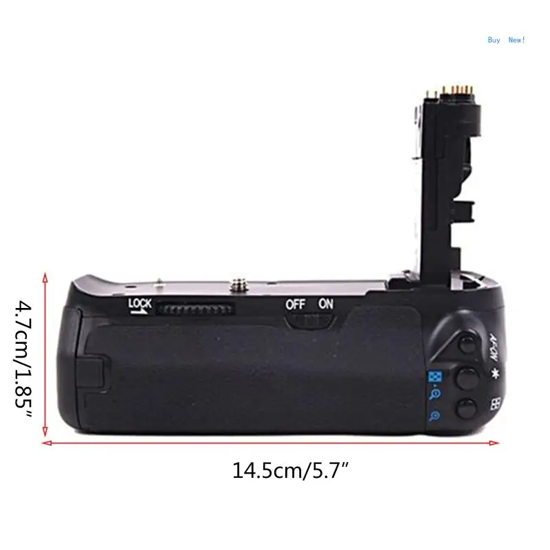 Extended Vertical Battery Grip Holder Handgrip for DSLR BG-E9 LP-E6 60D 60Da Cameras Quick Release