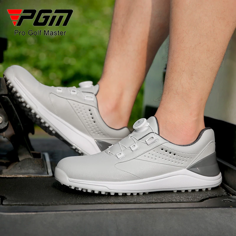 PGM Men's Golf Shoes Waterproof and Side Slip resistant Knob Buckle Casual Sports Sneakers XZ309