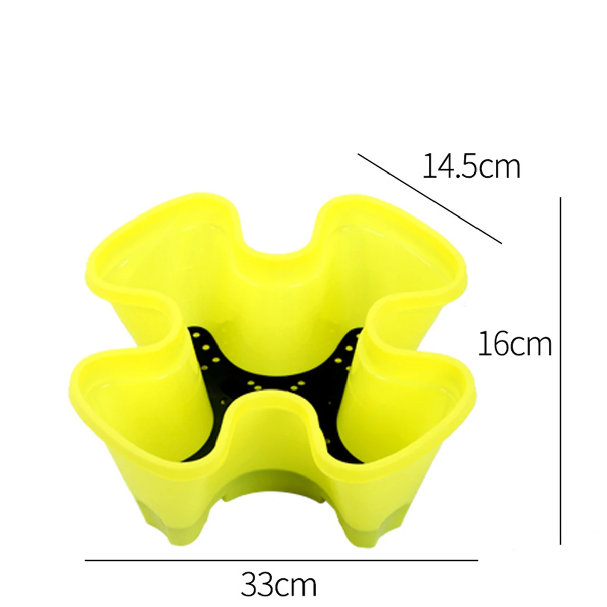 2Pcs 4-Petals Pot#2