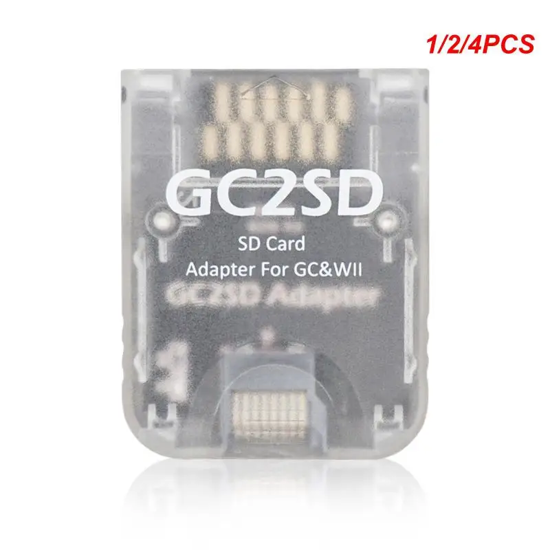 Adattatore Per Scheda 1/2/4Pcs Adattatore Per Scheda Sd Per Console Gamecube E Wii Adattatore Per Scheda Di Memoria Sd Sd2Sp2 Per Gamecube Wii