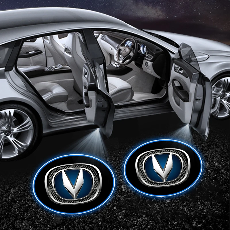 LED 자동차 문짝, HD 조명 프로젝터, 웰컴 램프, 자동차 액세서리, BMW VW 지프 혼다 미쓰비시 푸조 르노 렉서스, 2 개