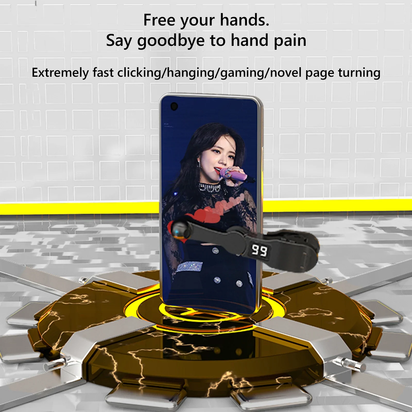 폰 화면 자동 클리커, USB 장치 화면 자동 클리커, 손가락 클릭 USB 시뮬레이터 스마트폰 게임 쇼핑 좋아요 기능