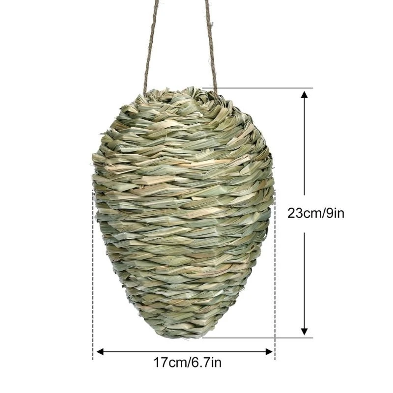 Faux Artificial Nest Repellents Hanging Nest Decoy for Outdoor Use