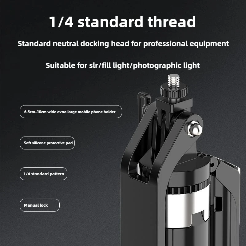 1.8m Selfie Stick Tripod Quadripod with Remote Phone Stand Compatible with IPhone Android Phone,Camera