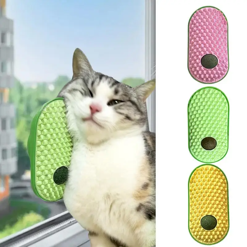 

Угловая чесалка для домашних кошек, устройство для самостоятельного ухода за кошками, щетка для домашних питомцев, Массажер-расческа, помощь для ухода за кошками, угловая игрушка