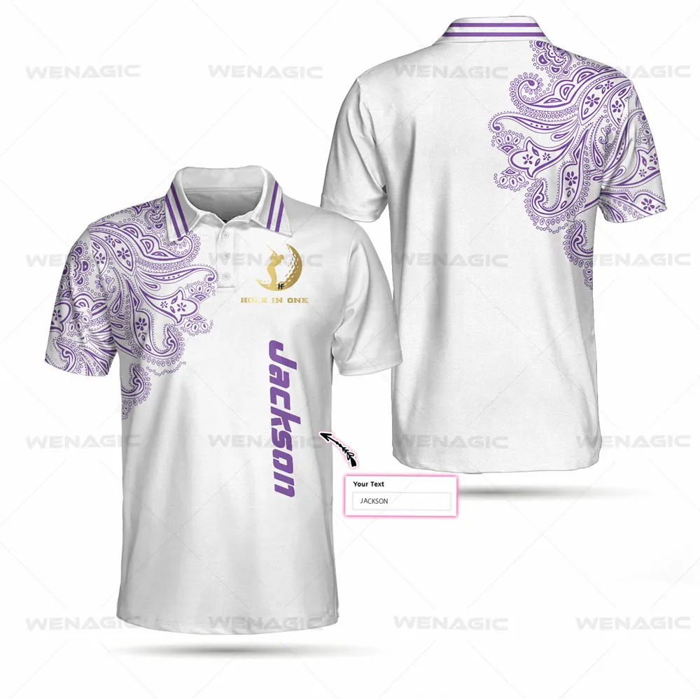 Mens Golf Shirt Men Golf Polo Shirts Summer 3d Print Holiday Casual Short Sleeve Top Lapel Clothing Oversized Tshirts