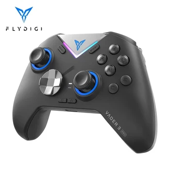 Flydigi 오리지널 베이더 3 프로 게이밍 컨트롤러, 무선 혁신 포스 전환 가능 티거 지지대, PC, NS, 모바일, TV 박스 게임패드