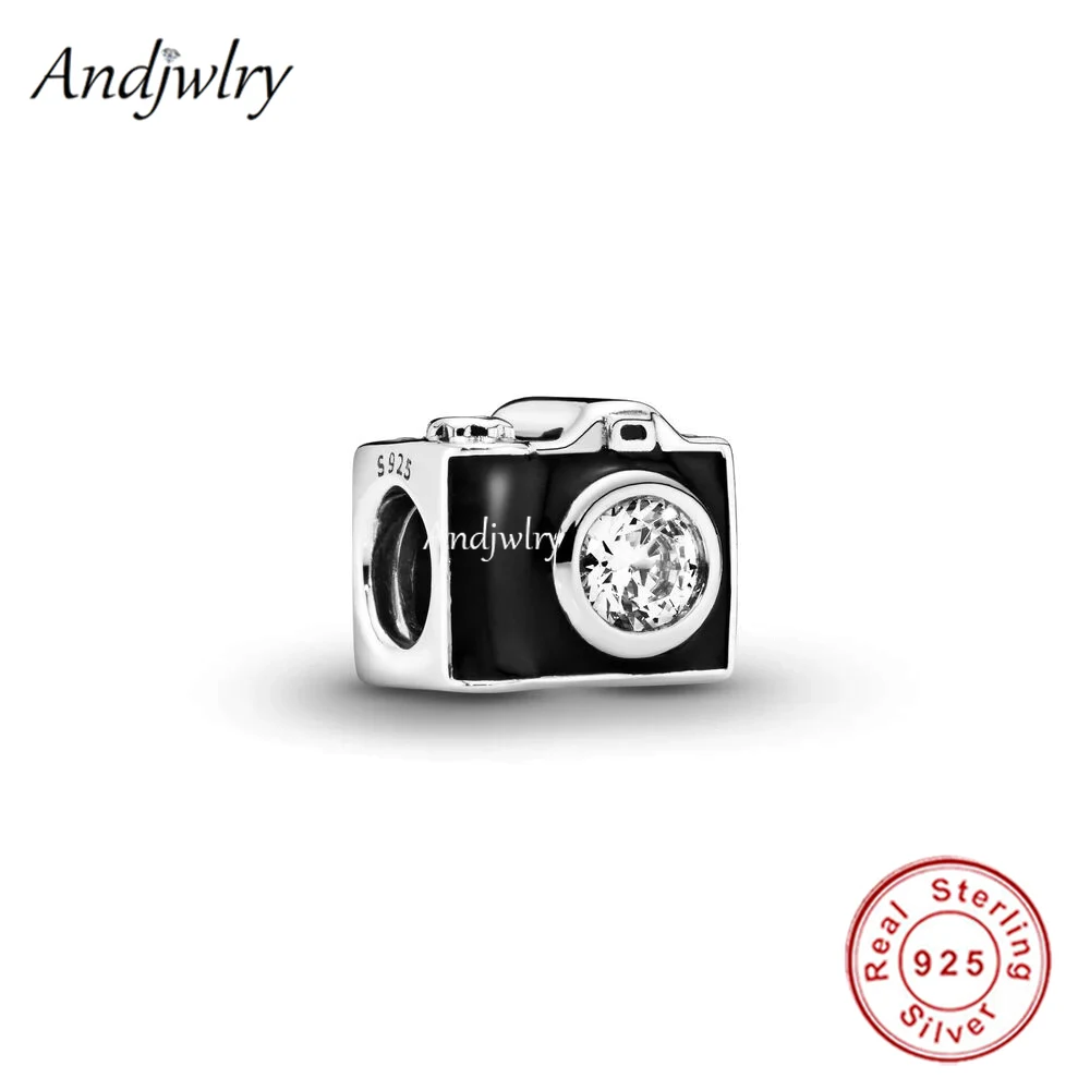 Fit Bracelet Charms Photographer Video Camera Dangle Charm Silver 925 Original Pendant Bracelet & Bangle Jewelry Berloque 4