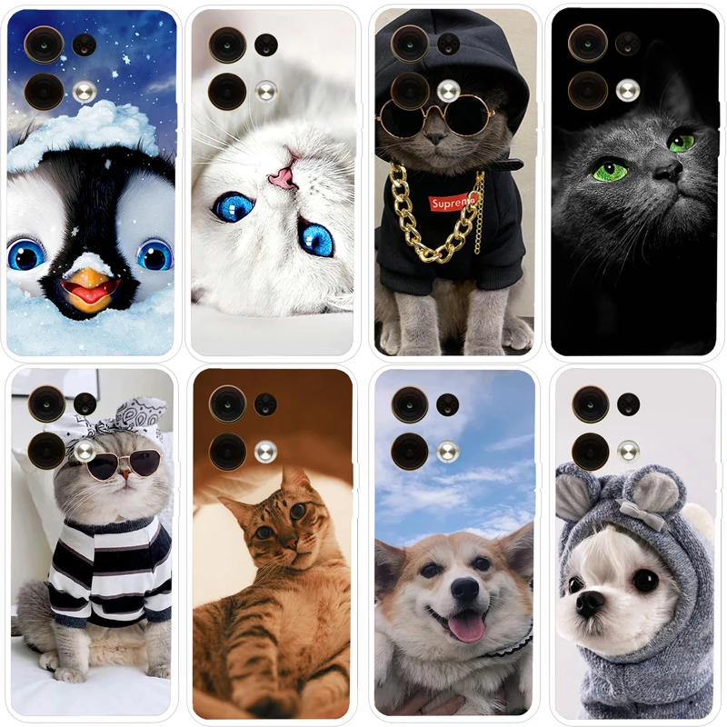 Per Oppo Reno 8 Pro 5G Custodia 8 Pro + Custodia Trasparente A Colori Sfumati Per Oppo Reno 8 Pro + Plus Cover Reno8 Paraurti Posteriore In Silicone