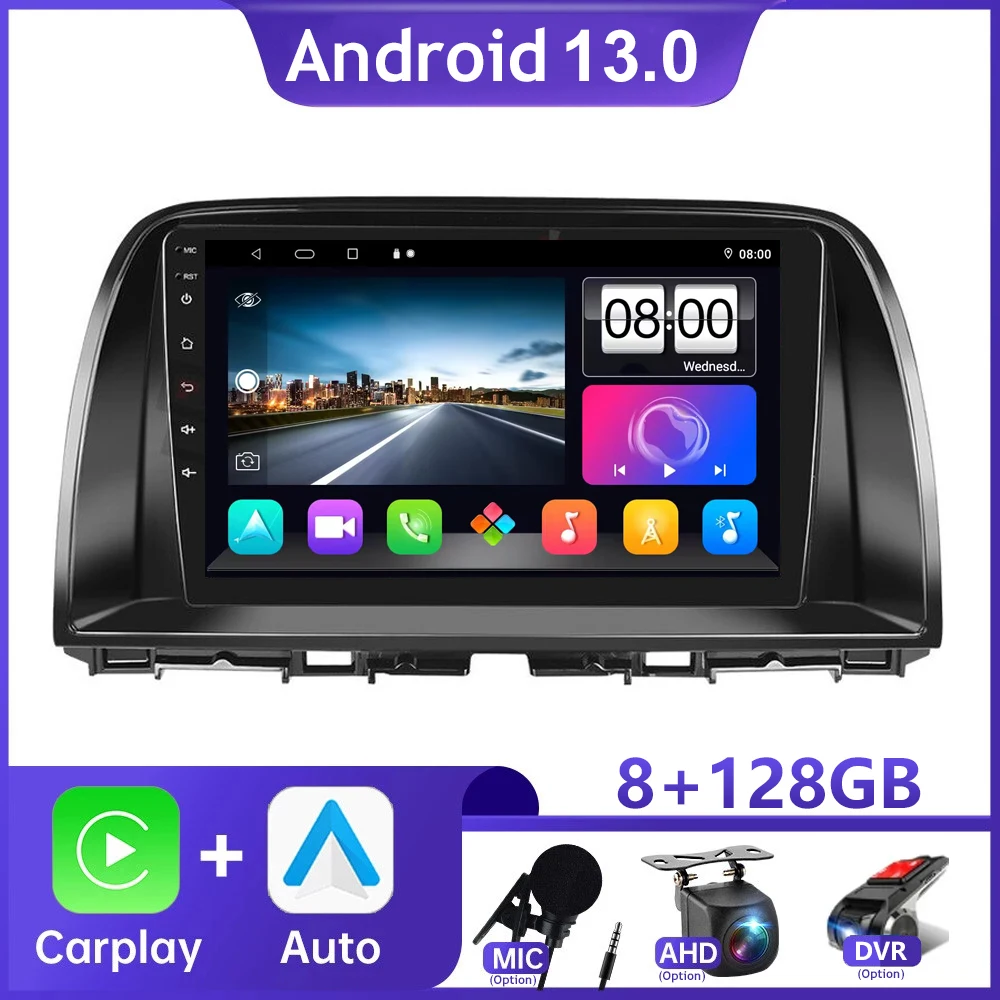 

Android 13 Car Radio For Mazda CX5 CX-5 CX 5 2012-2014 2015 Stereo Navigation Multimedia Player 2 Din GPS Carplay Auto Head Unit