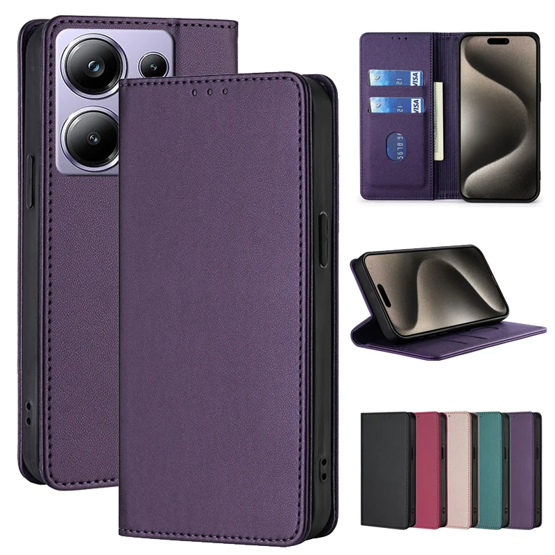 Leather Flip Phone Case - Stylish and Protective Cover