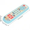 Children's Simulated TV Remote Control for Early Education English, French, Spanish Music, Battery Self provided 2