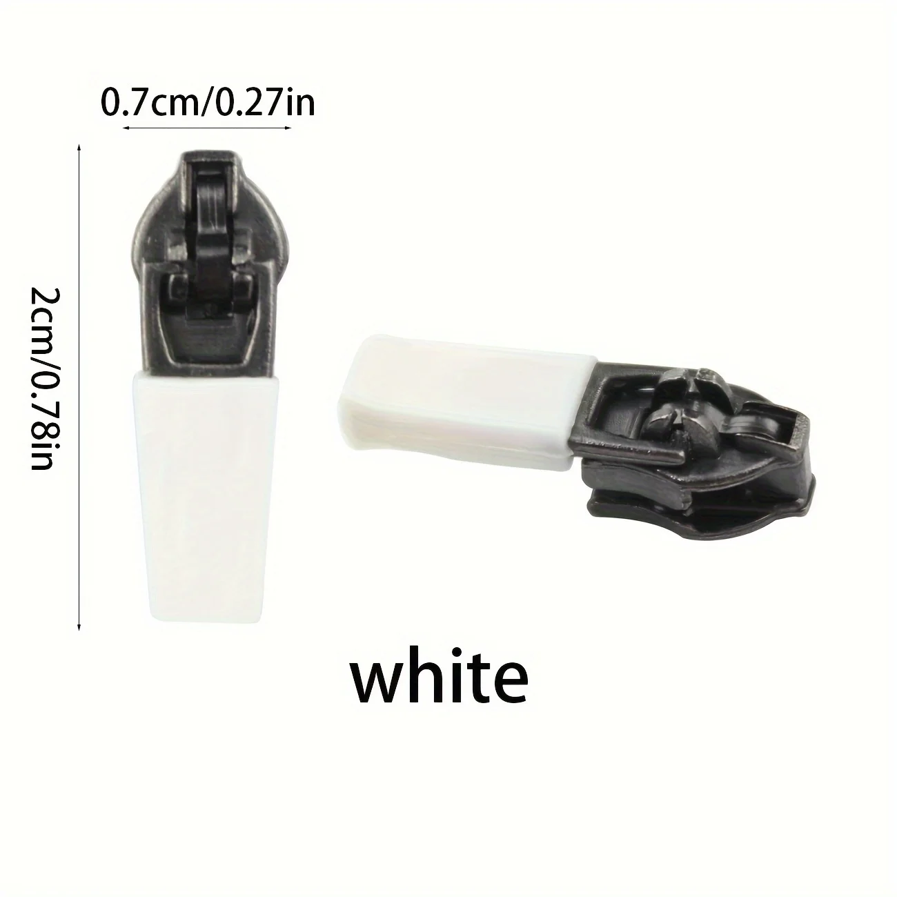 20pcs Nylon zipper puller with spring mechanism, various colors, high quality zipper change puller, sewing tool accessories