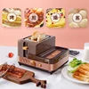 Multifunctional Electric Toaster 3 in1 Breakfast Machine Bread Stove 2 Slices Oven Egg Steamer sausage Omelette frying pan Grill 4
