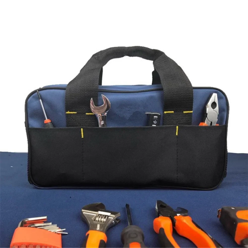 

Large Capacity Tool Bags Handbag Wear-resistant Waterproof Oxford Cloth Electrician Bag Plastic Bottom Men's Oblique Bag Tool