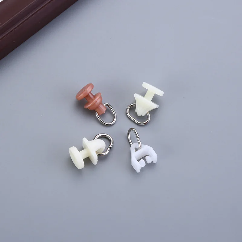 10pcs Curtain Track Pulley Multi-Series Roman Rod Accessories Car Track Wheel curtain accessories curtain track curtain hooks curtain rod hooks