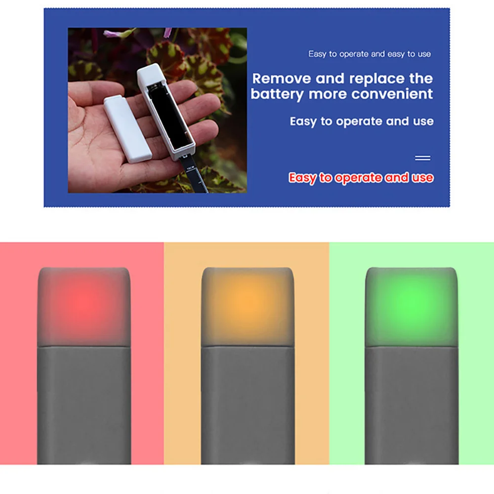 P401 Soil Tester PH Moisture Meter Soil Water Acidity Humidity Light PH Test Garden Plants Flowers Moist Tester Testing Instrument