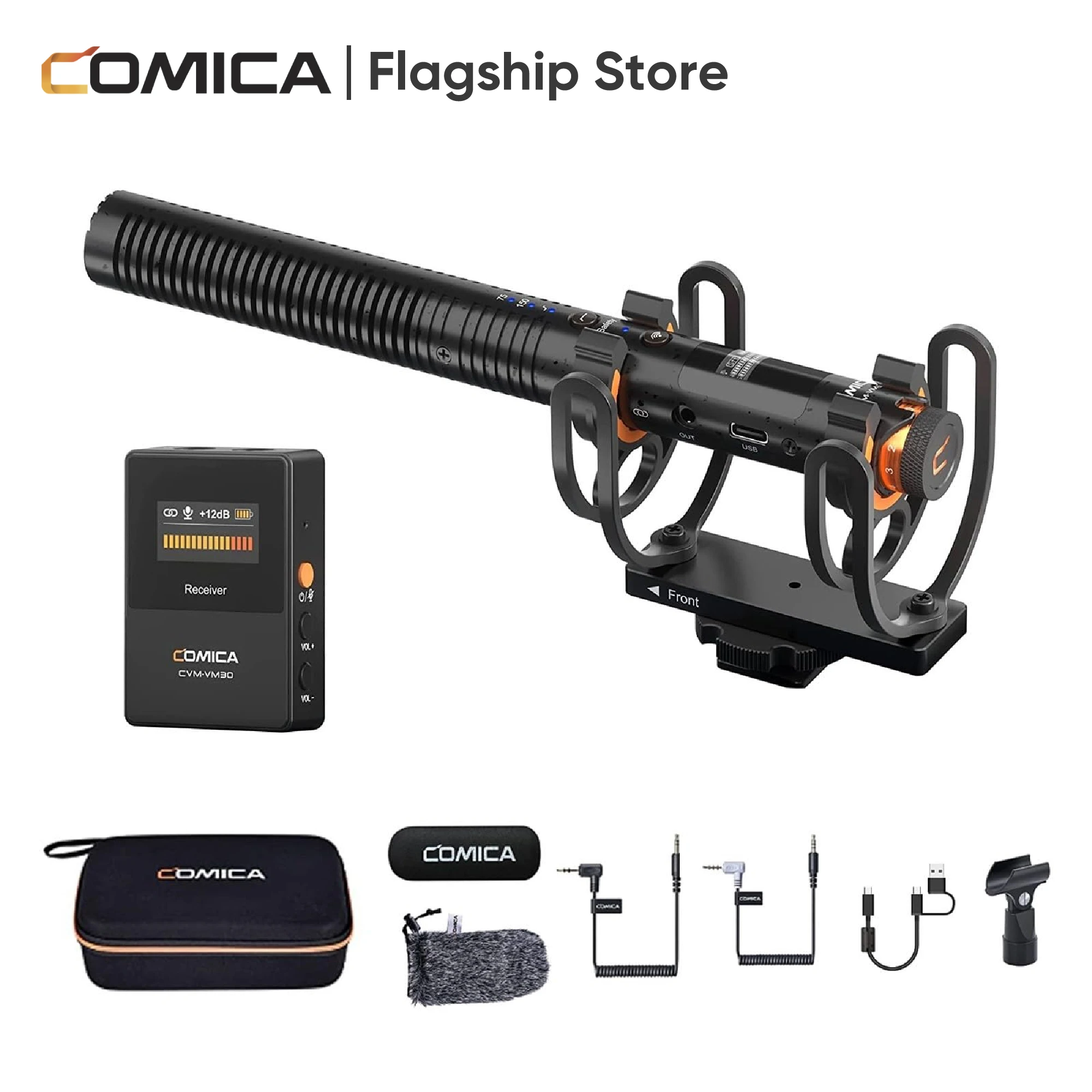 Microfono USB Wireless Comica Uni Pro - Per Streaming, Gaming E Podcast Con RGB - Foto 11