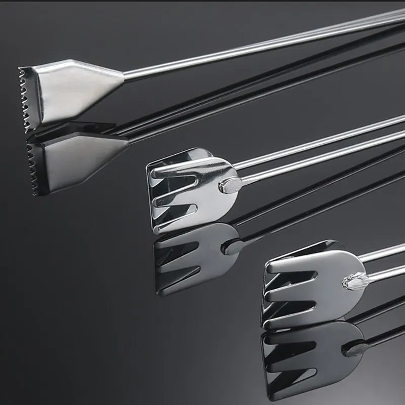 Food Tongs Carbon Clamp Tools Grill Accessories Scissor Type Charcoal Tongs