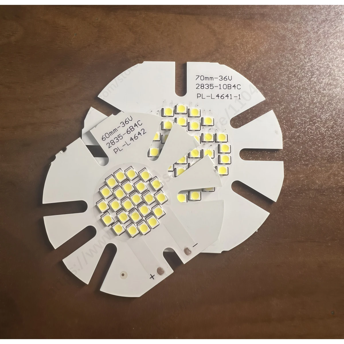 5PCS SMD 2835 흰색 지능형 임베디드 LED 조명 36V 15W-36W 원형 칩 전구 간단한 광원 액세서리