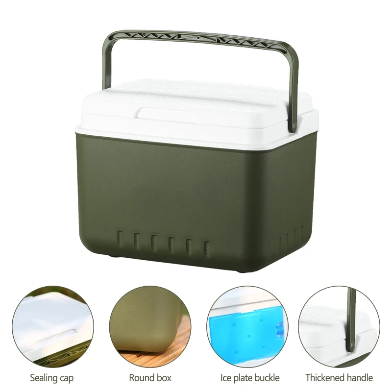 Portable Thermal Cooler Bag Picnic Food Beverage Drink Fresh Keeping Organizer Insulated Lunch Box Zipper Tote Accessories Case