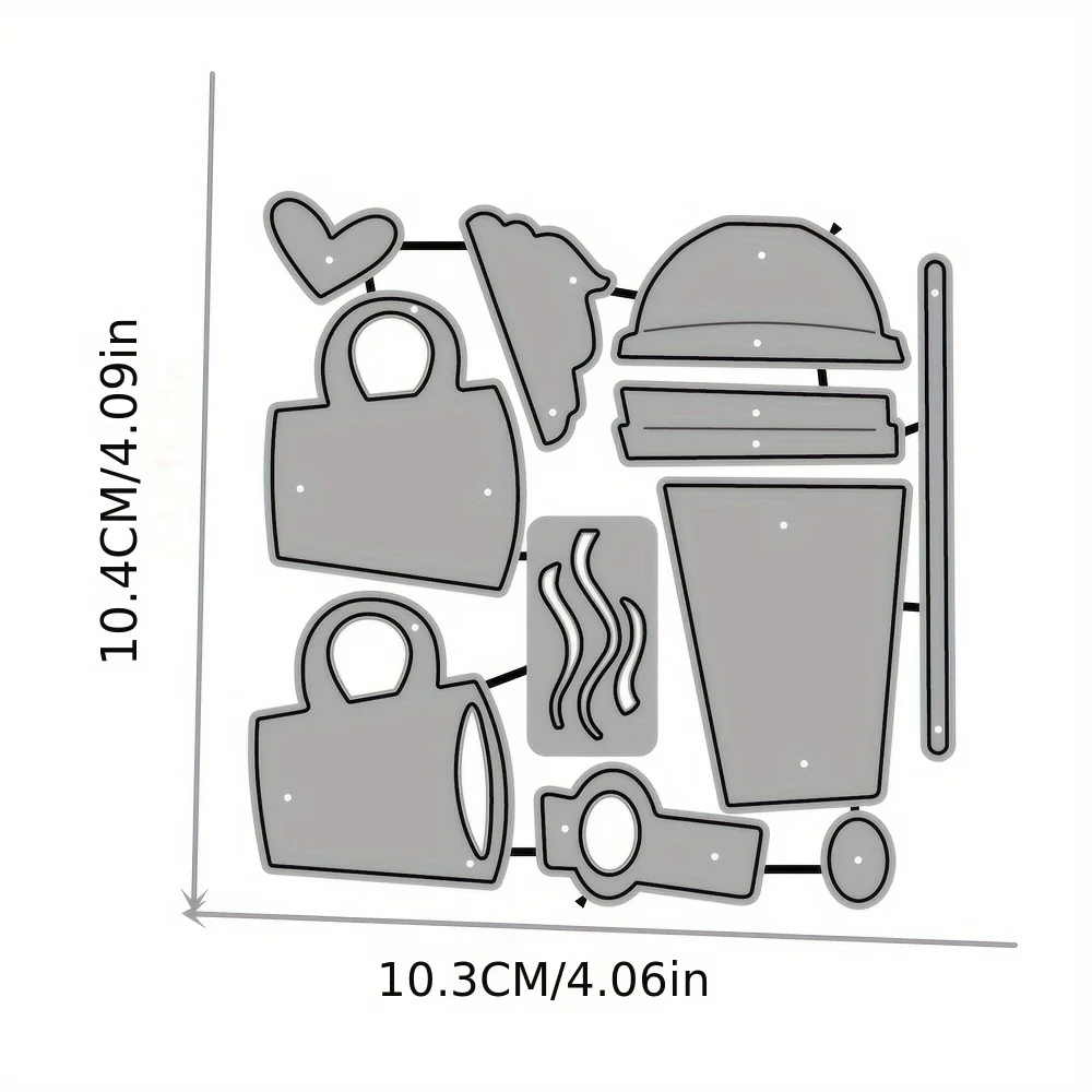 Metal cutting dies for DIY Scrapbooking Stencil Clear Stamps Crafts Album Paper Cards Making