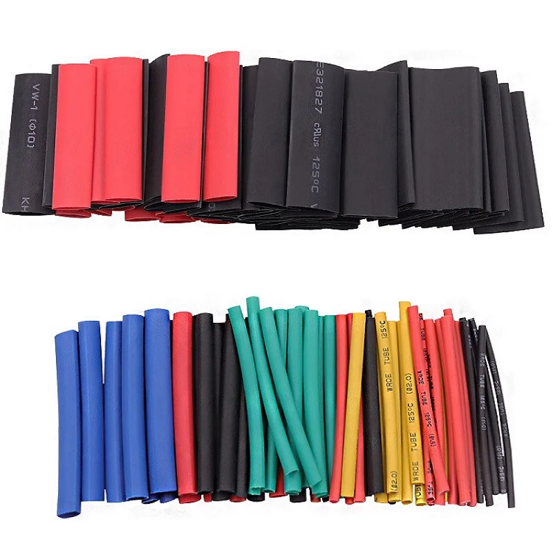 Heat Shrink Tubing 164pcs Bagged Color Insulated Composite Wire Protective