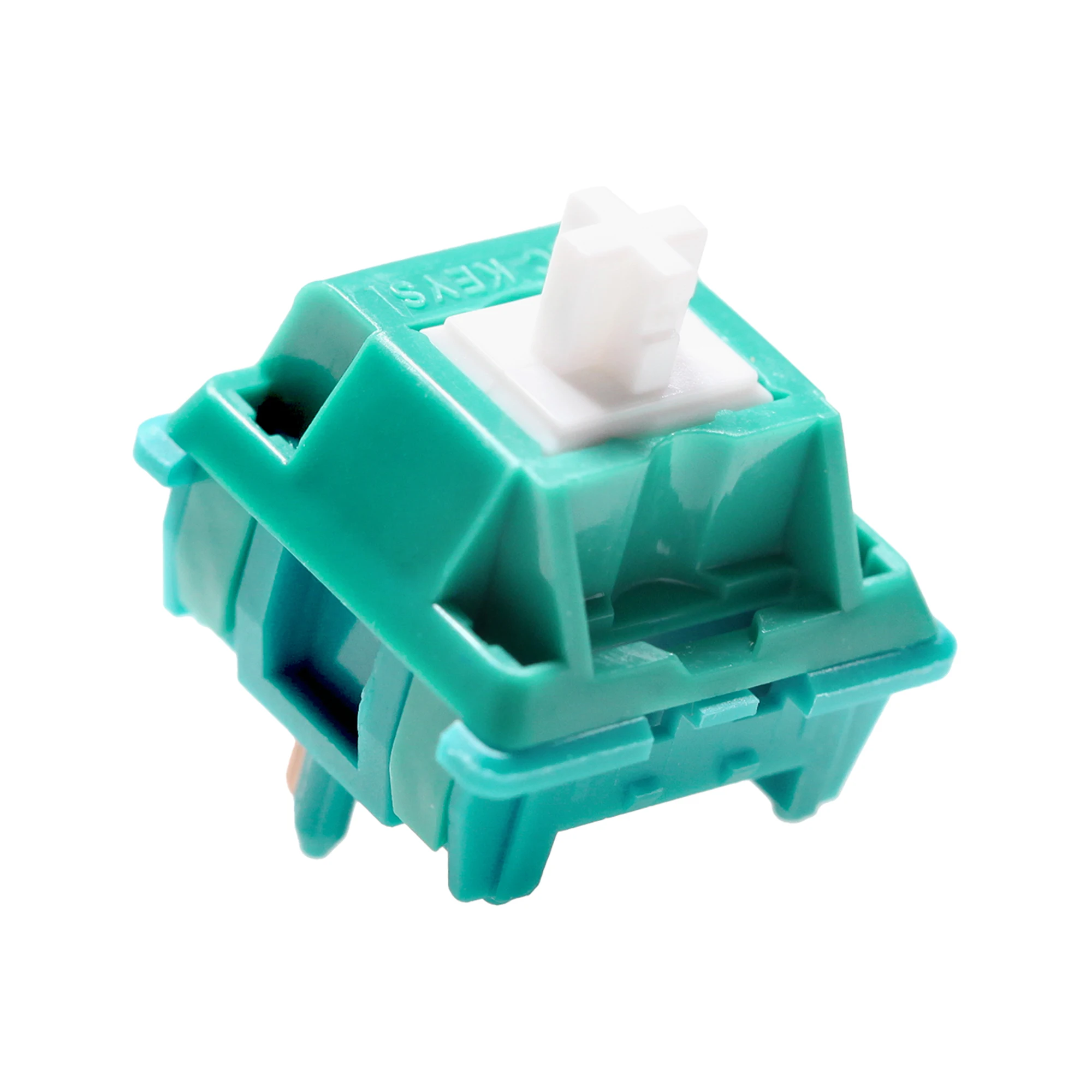 Knckeys Interruptor Jaqueta Verde Interruptor de Tronco Longo Linear 63.5g mx para Teclado Mecânico Fábrica Lubrificante Hpe Nylon Pom 50m - Imagem 6