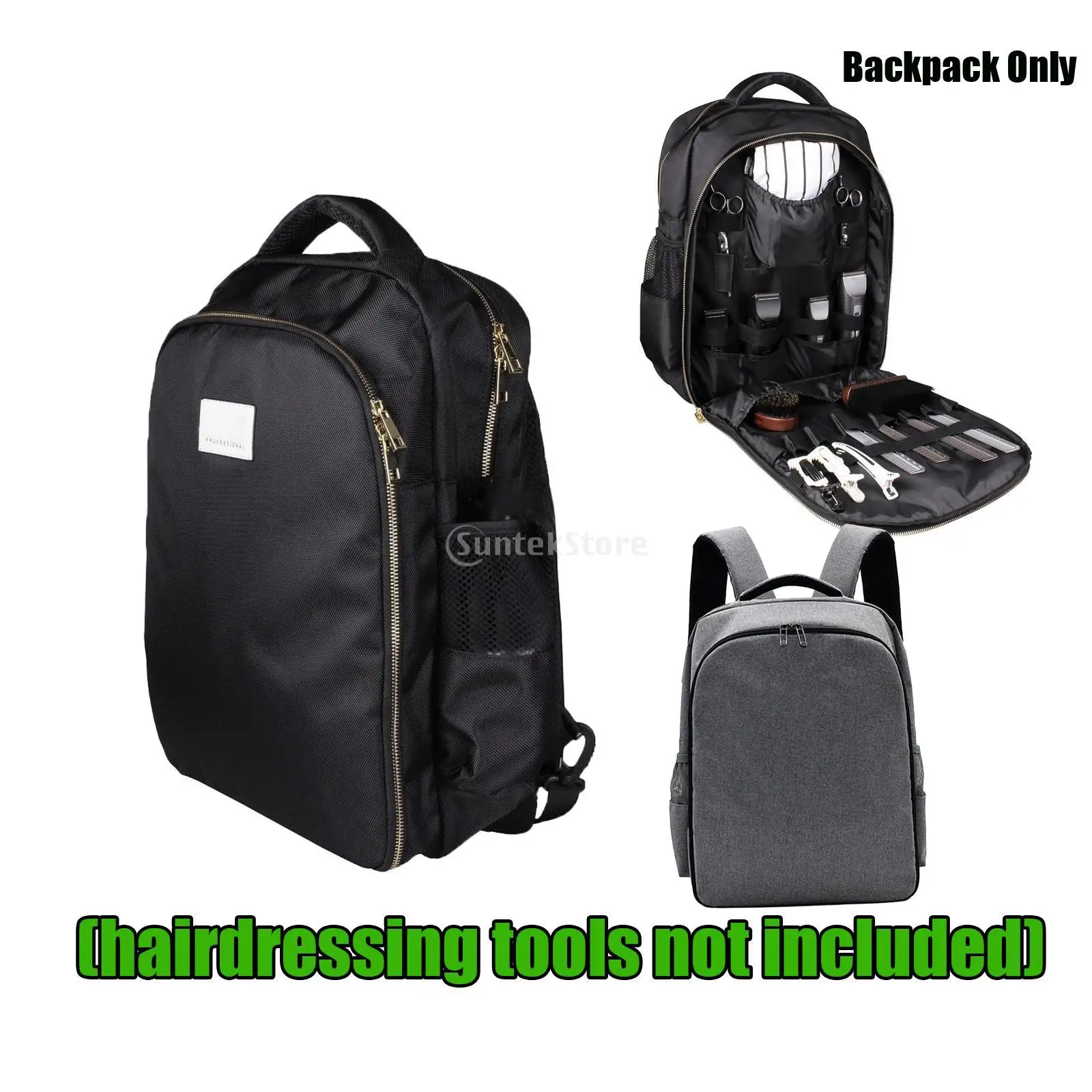 Makeup Tool Bag Barber Portable Travel Multifunction Backpack Storage Bag Barber Carrying Case for Styling Tools