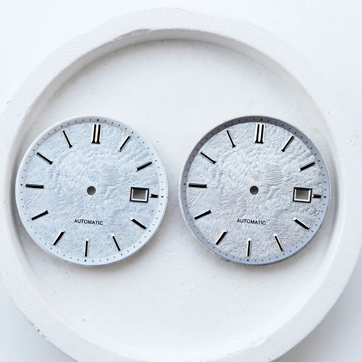 Sterile Watch Dial for Automatic Movement - 33.5mm, No Logo, DIY Replacement Set
