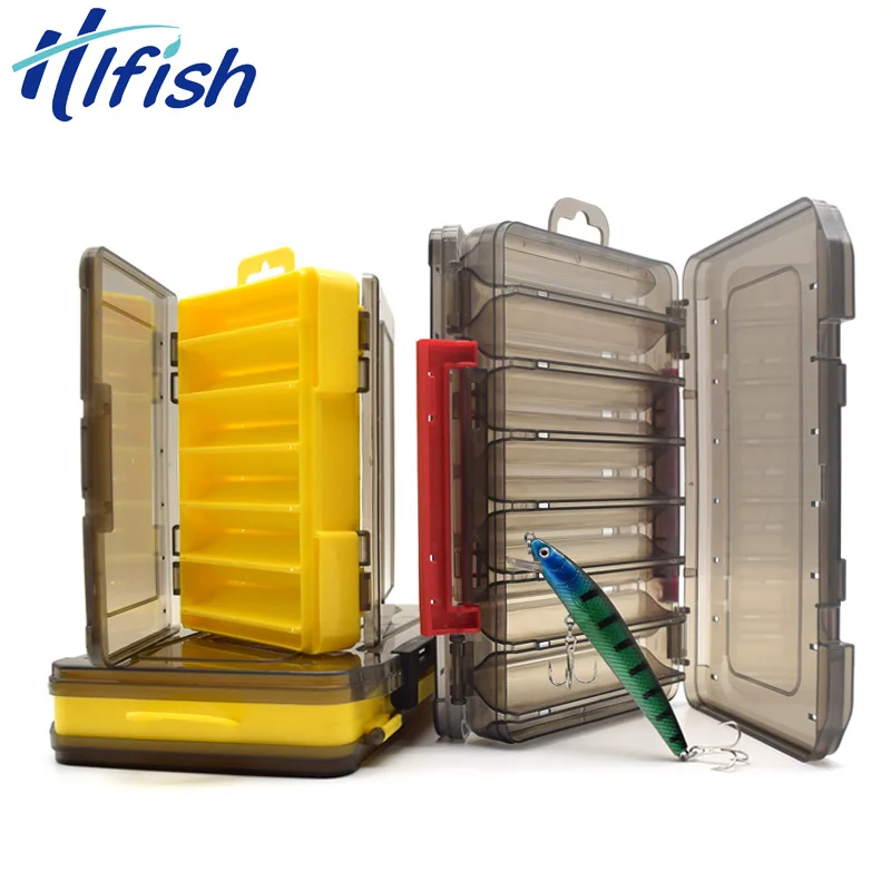 Double-Sided Fishing Lure Box Fishing Lure Case Fishing Tackle Box  Organizer Containers For Storing Bait Hooks Small Fishing - AliExpress