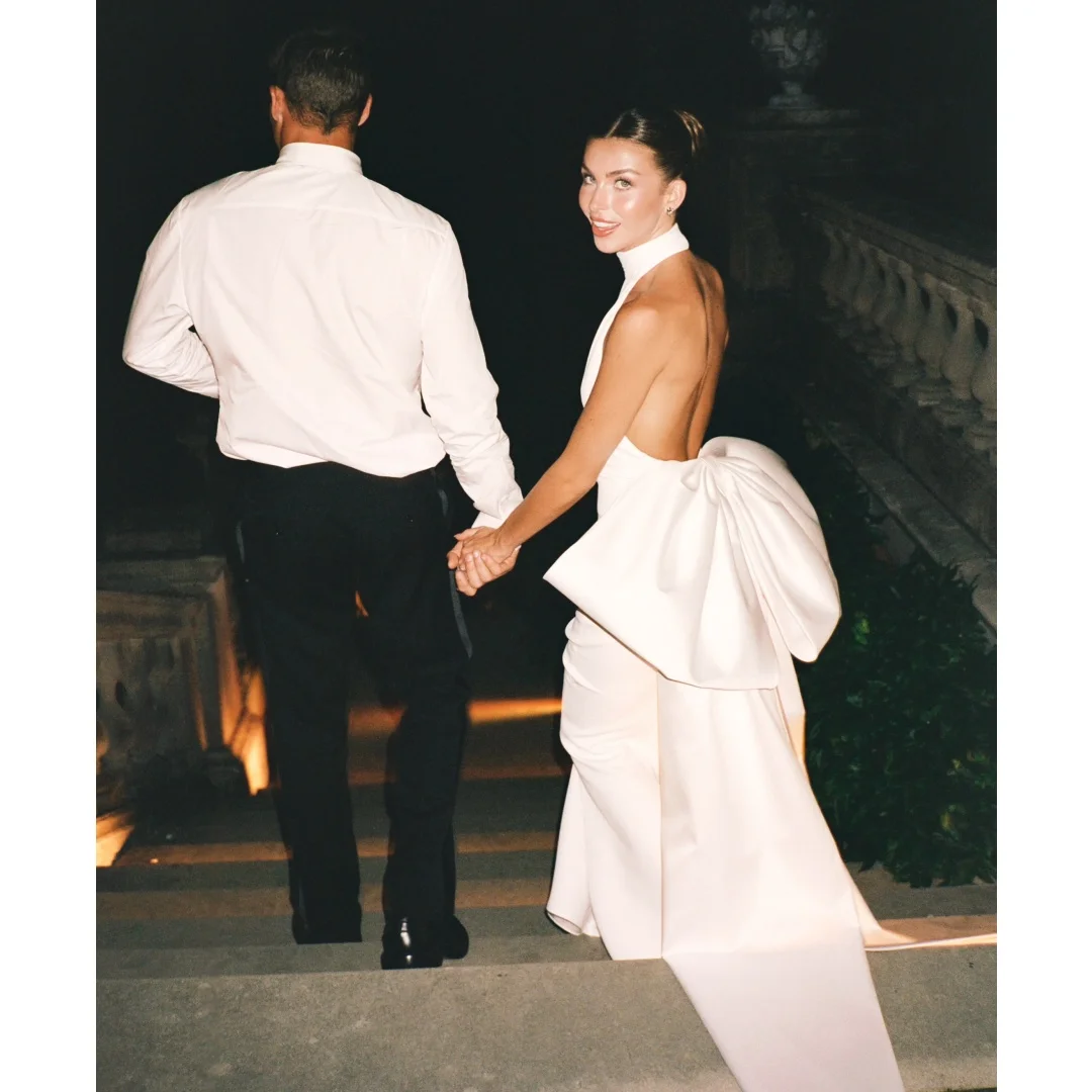 Rebecca Customized Halter Neck Plain Fabric Prom Dress Mermaid vestidos de noche Floor-Length Sleeveless Evening Dresses 2026