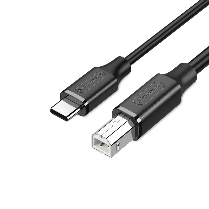 High Quality USB C  Printer Cable USB C to USB Type B 2.0 for Laptop PC Computer to Printer Scanner Fax Machine Printing Cord