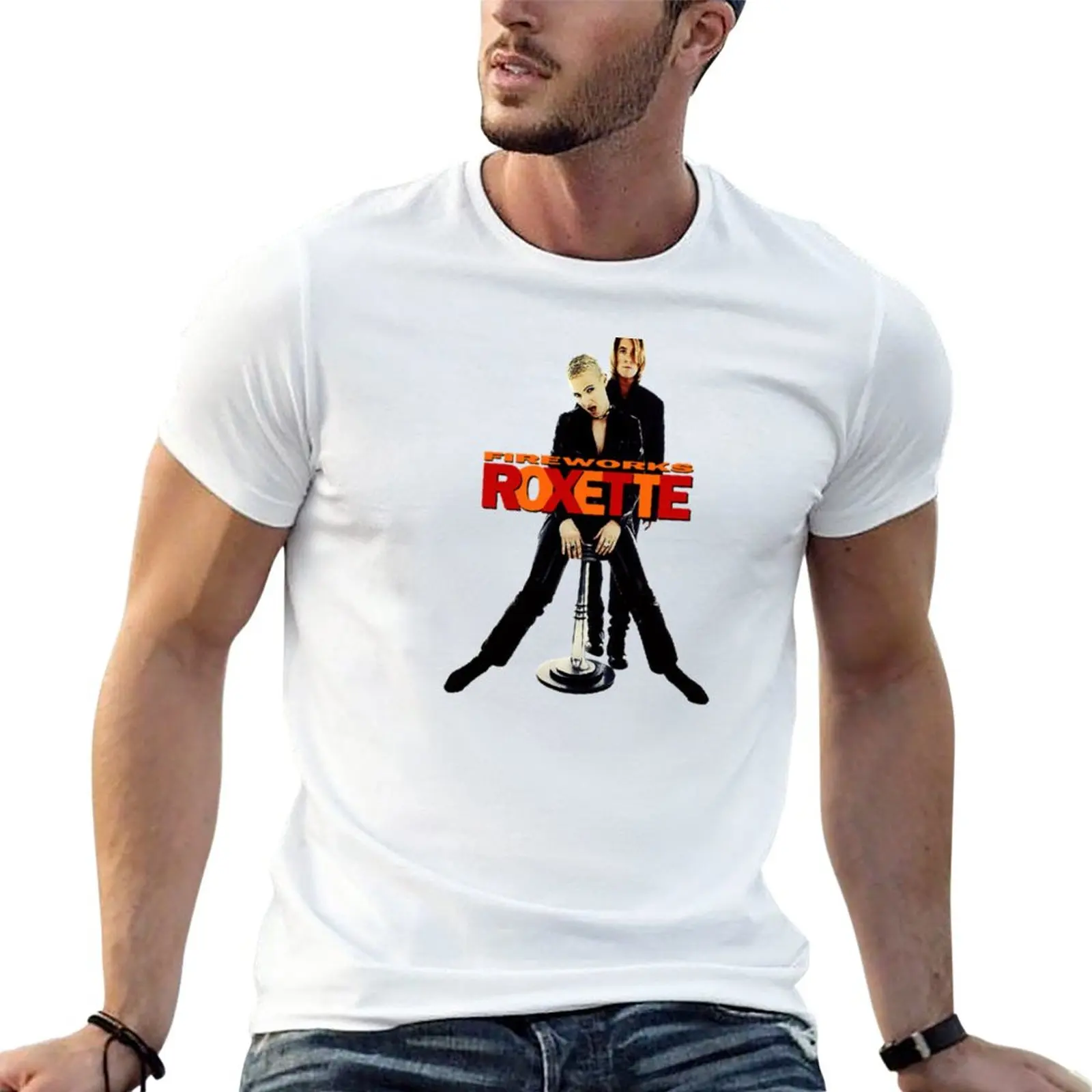 

New Roxette T-Shirt heavyweight t shirts animal print shirt for boys Short sleeve tee men