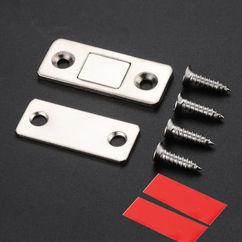 Magnetic Cabinet Catches Door Closer Door Catches Magnetic Cabinet Latches Cabinet Door Latch Door Stops Cabinet Door Stop 20Sets Strong Magnetic Door Closer Cabinet Door Catches Latch Furniture Doors Magnet Stop Cupboard Ultra Thin