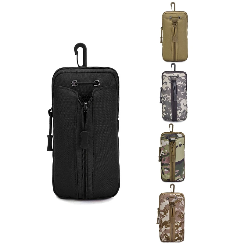 

Molle Water Bottle Holder Pouch Outdoor Waist Bag Cell Phone Pack Nylon Gear Organizer Utility