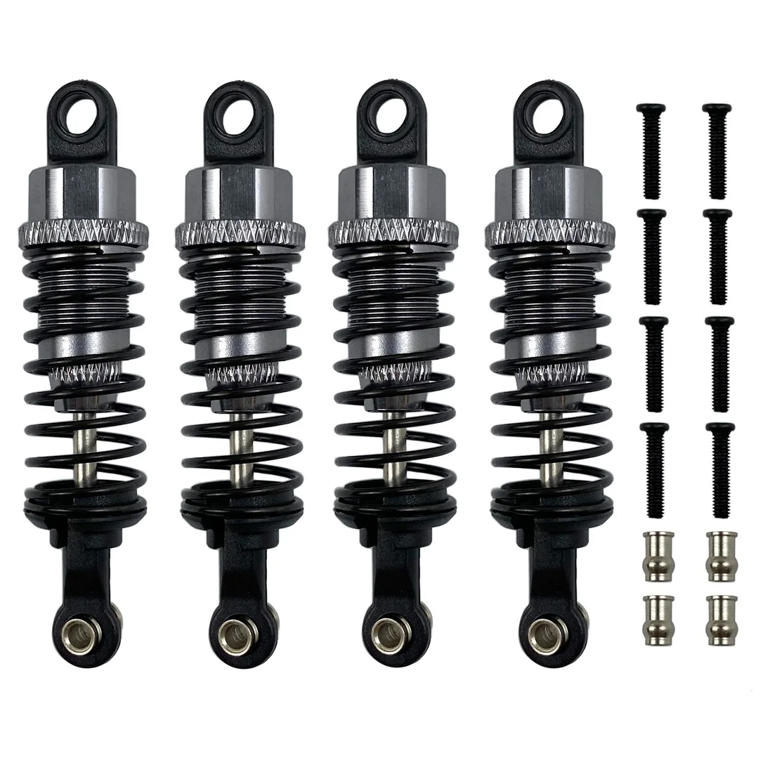 Wltoys A959 A959-B 184011 A949 A969 A979 K929 1/18 RC 자동차 업그레이드 부품 액세서리용 금속 오일 충격 흡수 장치 댐퍼