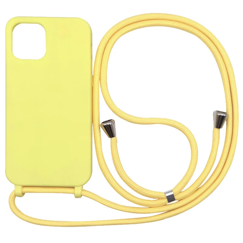 Versatile Crossbody Necklace Strap with Soft Silicone Case Cover